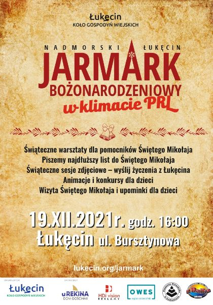 Zaproszenie na Nadmorski Jarmark Bożonarodzeniowy w klimacie PRL