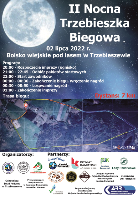 Zbliża się kolejna Nocna Trzebieszka Biegowa