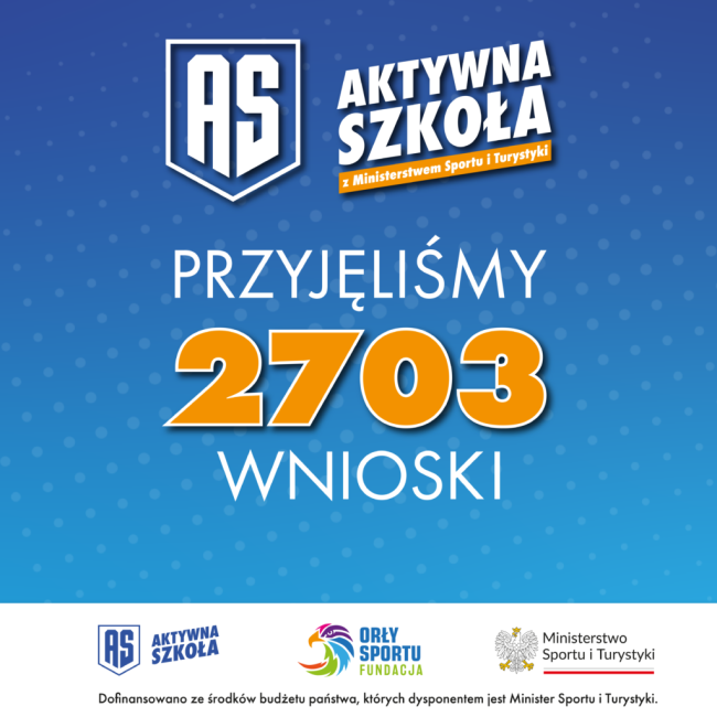 Poznaliśmy wyniki rekrutacji do Programu „Aktywna Szkoła”